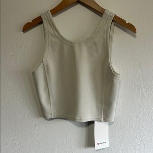 lululemon athletica Gray Crop Top